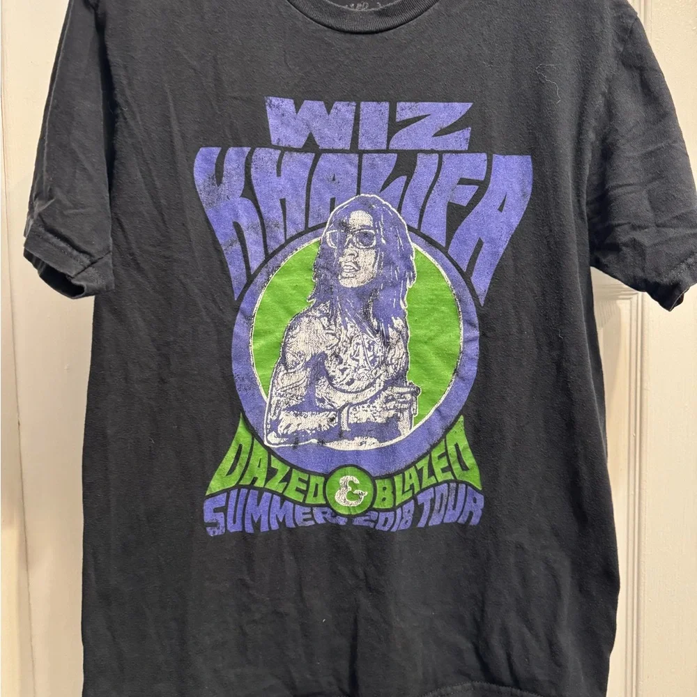 Black Wiz Khalifa Graphic Tee - Picture 1 of 3